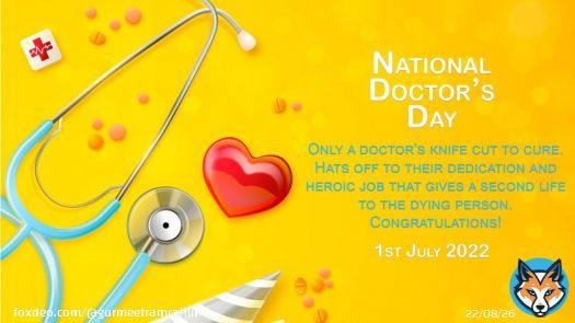 In today's trying times, the service and sacrifice made by our doctors will inspire generations to come! On #NationalDoctorsDay, Best wishes to all the doctors for their unparalleled contribution in saving lives of masses around the nation!