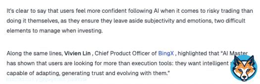 It's no secret that AI-powered trading solutions are changing the relationship between traders and the digital asset ecosystem. Curious how AI has started to influence traders and their preferences? I spoke to @beincrypto about this rising topic, linnked below.