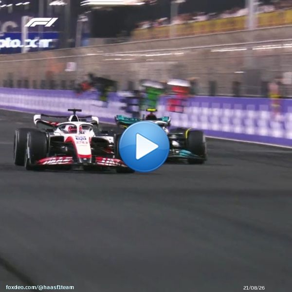 Kev had a lot of fun battling with Lewis Hamilton in Jeddah last year   #HaasF1 #SaudiArabianGP
