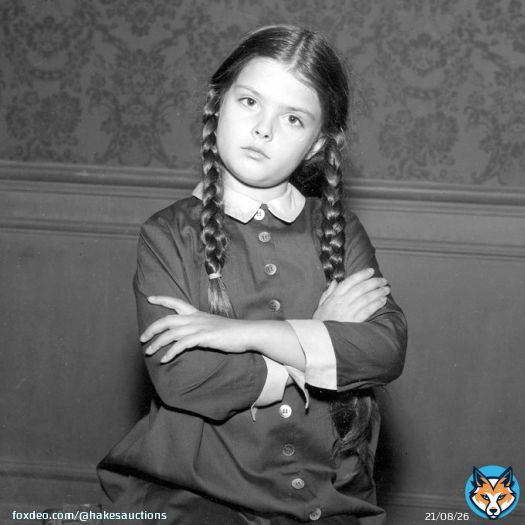 We here at Hake's were saddened to hear of the passing of the original @wednesdayaddams - #LisaLoring - over the weekend. Thank you for helping make a generation of kids monster-crazed fans. RIP  #WednesdayAddams #TheAddamsFamily #AddamsFamily #TV