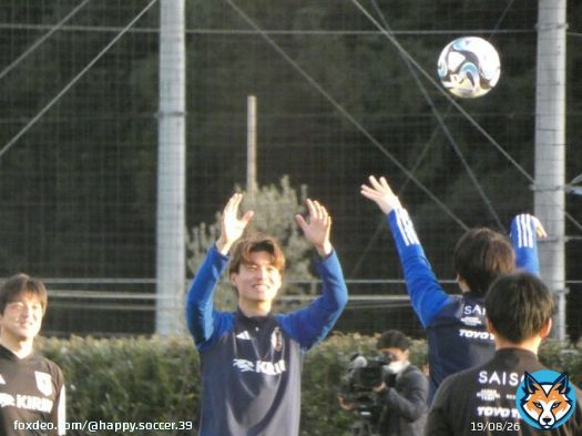 #サッカー日本代表 #夢フィールド 練習見学に行ってきました  初のA代表 #名古屋グランパス  #藤井陽也   ずっと楽しそうでした