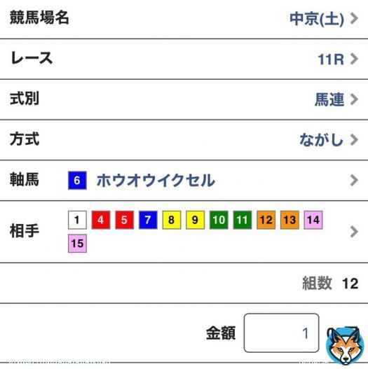 #愛知杯 \u25ce重賞の勝ち馬ではあるが、決め手、距離短縮という点に注目して6.ホウオウイクセル 故障により長期休養を余儀なくされていたが、復帰後2戦目の新潟牝馬Sで2着と復調気配。牝馬同士の重賞ならチャンスは十分 \u25ef11ルージュエヴァイユ \u25b2 10ルビーカサブランカ