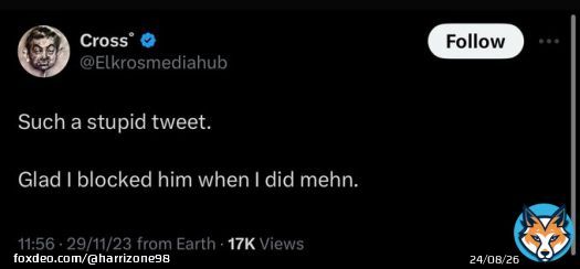 This stewpid double-mouthed low self esteem ediot  @Elkrosmediahub stop acting like you blocked me for something else! I called out you ediot for gaslighting Nigerians and Obidients about &ldquo;UAE VISA BAN&rdquo;. You couldn&rsquo;t stand the heat and you blocked me.  Since you block me,&hellip;Show more