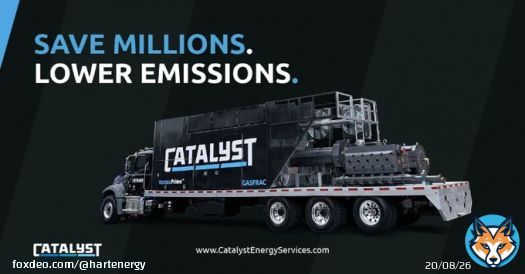 Save millions AND reduce GHG emissions with Catalyst Energy Services' VortexPrime which delivers up to $18 million in savings annually and 40% lower emissions with direct-drive, natural-gas powered turbine technology.    Sponsored by #CatalystEnergySServices