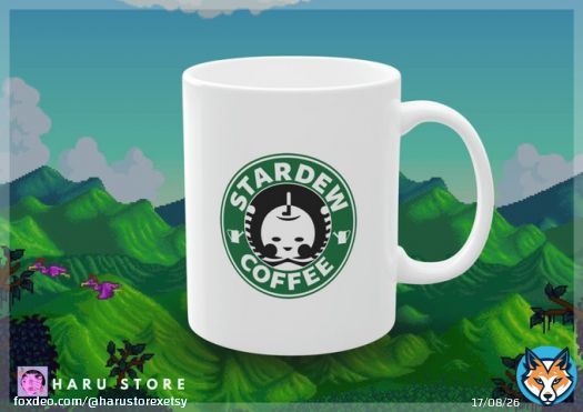 #etsy shop: Stardew Valley Mug Stardew Coffee Mug 11oz Mug Gaming Mug Stardew Valley Gift  #white #birthday #valentinesday #yes #green #ceramic #no #videogame #stardewvalleymug