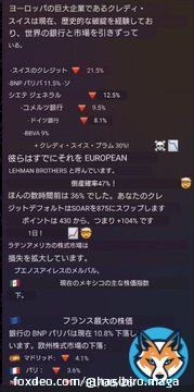 #クレディスイス #クレディ・スイス  フランス、ドイツに飛び火しています