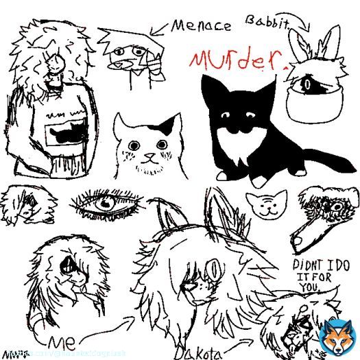 random sketches i did last night awawa