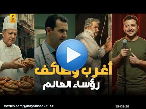 أغرب وظائف رؤساء العالم قبل الوصول للحكم