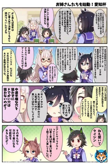 #愛知杯 の予想です。 今回は、いつもの注目バより、誰を穴として買うかが大事な気がします。 #アートハウス #マリアエレーナ #ルビーカサブランカ #ウマ娘 #うまよん #