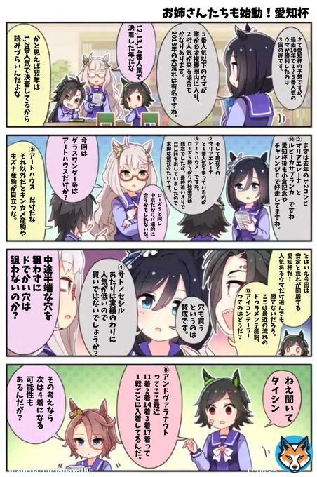 #愛知杯 の予想です。 今回は、いつもの注目バより、誰を穴として買うかが大事な気がします。 #アートハウス #マリアエレーナ #ルビーカサブランカ #ウマ娘 #うまよん #