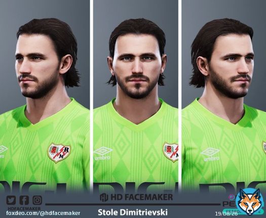 #efootballPes2021 ------------------------------------  FACE ORDER Stole Dimitrievski  - Rayo Vallecano ------------------------------------ Contact me If you want to see your face in Pes 2021  ------------------------------------ #pes2020 #PES2021