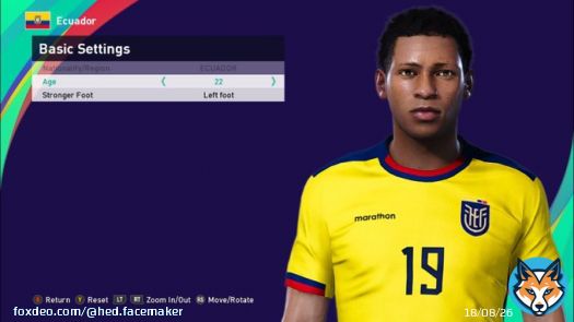 Gonzalo Plata- Ecuador .  Download:  . #efootballpes2021  #eFootball  #blender3d #zbrush Credit: Konami