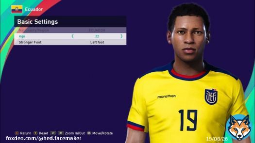 Gonzalo Plata- Ecuador .  Download:  . #efootballpes2021  #eFootball  #blender3d #zbrush Credit: Konami