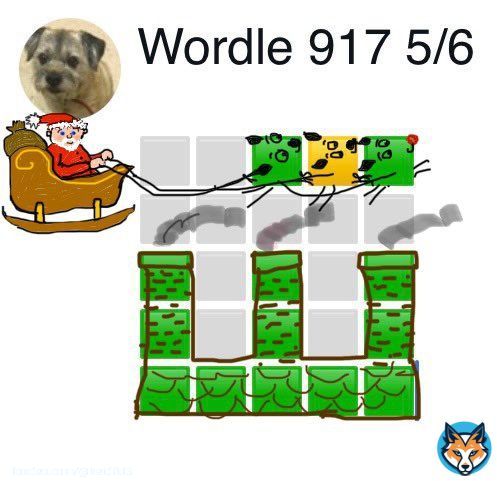 Me #wordle picfur for today is called Santa paws pwaktiss run&hellip; Hoo finks BTs wud be pawfect waindeer? #BTPosse #btwordleclub