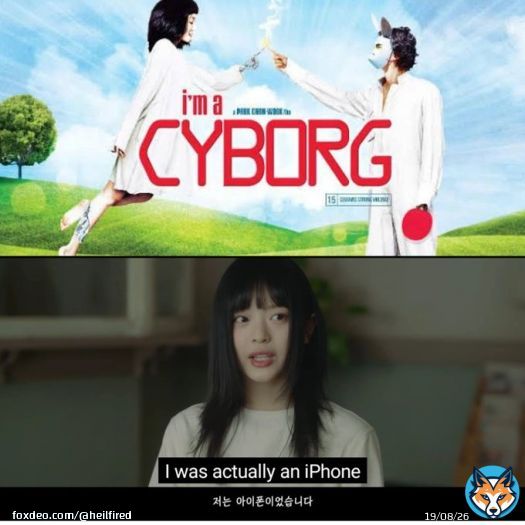 OMG has the plot of 'i'm a cyborg but thats ok' (2006)! the main character thinks she's a cyborg & gets sent to a mental institution; like hanni. they even have hyein as the girl who believes shes in a fairytale. the main guy even wears a bunny mny mask!  #OMG_OUTNOW #NewJeans_OMG