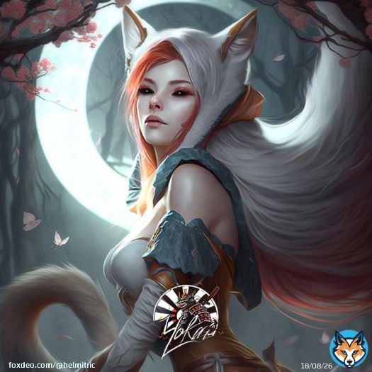 Kitsune The queen of the @YokaiAvengers  The Yokai Hunters tribe, #YokaiAvengers