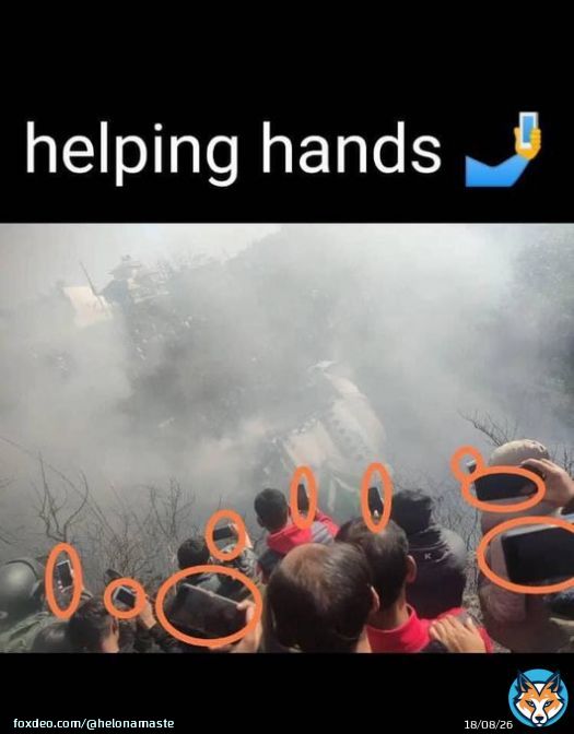 Helping Hands #planecrash #NepalPlaneCrash #Nepal #PokharaAirport