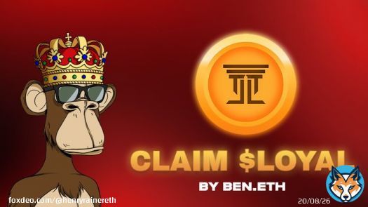 The #LOYAL airdrop just went live!  Check eligibility and claim $LOYAL on their website:    $PSYOP $BEN $FTM $RFD #EVERMOON #Bitcoin $BANK $FCKIT #REFUND $BTC $RFD $PEPE #crypto #EVERMOON #CryptoTwitter #BuildOnSui $SOL $RIZZ $RON BRC-20 #blockchain
