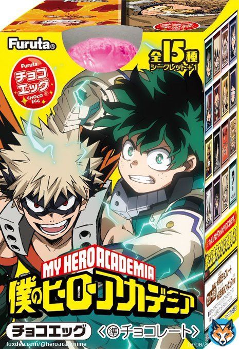 『僕のヒーローアカデミア』のチョコエッグが12/12(月)発売！ デクをはじめとする15種類のキャラクターたちのデフォルメタイプのフィギュア入り。ぜひお店でチェックしてください！   詳細\u25bc   #ヒロアカ #heroaca_a