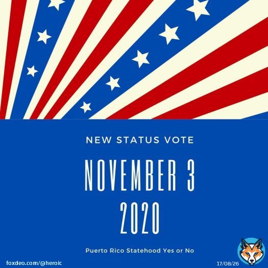 If the people of Puerto Rico want statehood we should give it to them.QuotePR51st #Statehood4PR@PuertoRico51st·Oct 4, 2020Replying to @PuertoRico51stNational attention on #PuertoRico vastly increases the importance of island’s upcoming Statehood “YESor NO” vote. It's a historic opportunity to send the message to Washington & world that Puerto Ricans indisputably want statehood. #EndColonialTerritory #SayYes2PuertoRico