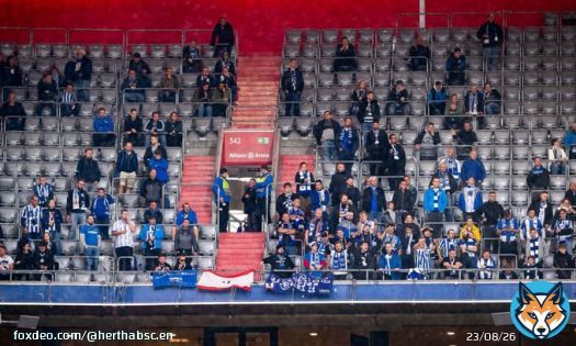 Despite the result, thank you for your support.   #FCBBSC #GemeinsamHertha #HaHoHe