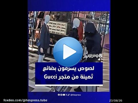 لصوص يسرقون بضائع تفوق قيمتها 50 ألف دولار من متجر Gucci في مدينة نيويورك
