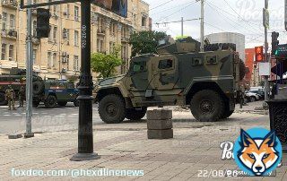 #BREAKING: Posts on Russian Telegram groups appear to show that both PMC Wagner, and Russian military are currently in the city of #Rostov, #Russia.
