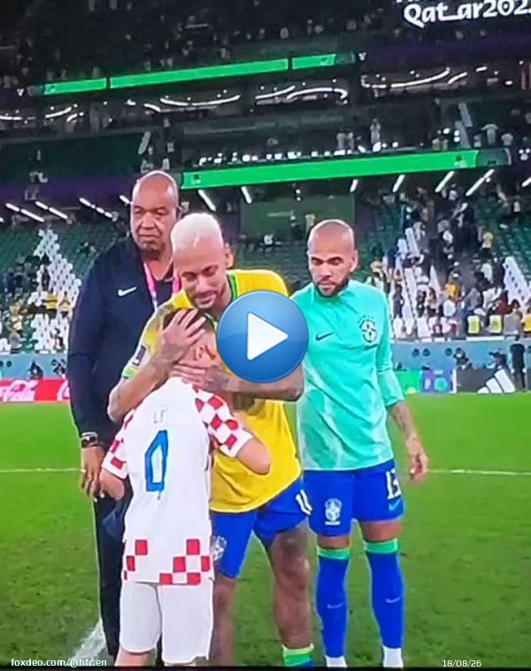#البرازيل_كرواتيا  #brazilvscroatia  The best consolation from a Croatian child to Neymar