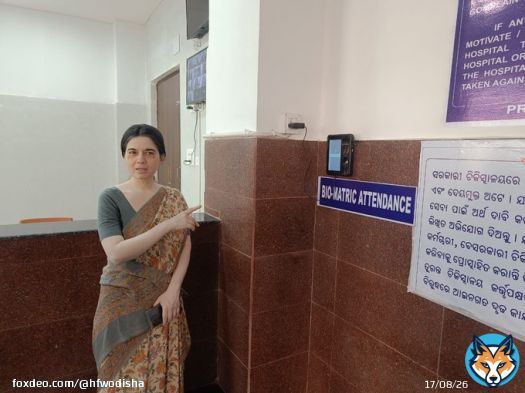 #Aadhaar linked Biometric attendance system for doctors, nurses & other staff has been implemented at PRM Medical College & Hospital, Baripada. #OdishaCares