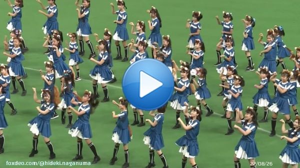 This song (What Does the Fox Say? by Ylvis) and the dance are currently super popular in Japan, especially in Hokkaido. And the dance is called 'Kitsune Dance (means Fox Dance)':    #KitsuneDance #きつねダンス #キツネダンス #日本ハムファイターズ