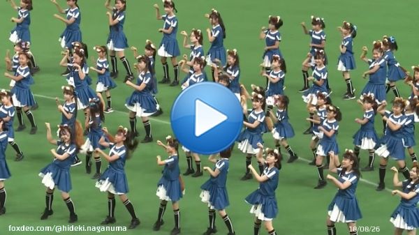 This song (What Does the Fox Say? by Ylvis) and the dance are currently super popular in Japan, especially in Hokkaido. And the dance is called 'Kitsune Dance (means Fox Dance)':    #KitsuneDance #きつねダンス #キツネダンス #日本ハムファイターズ