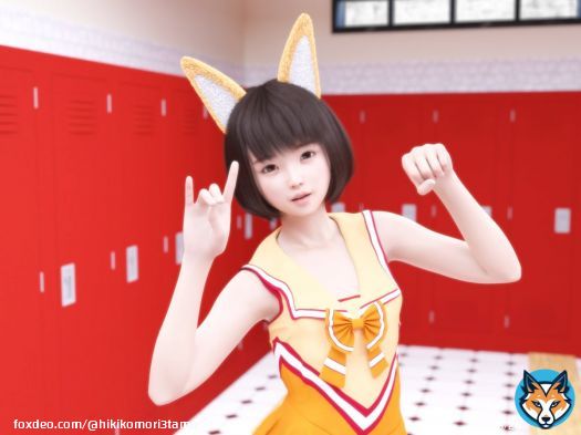 【Fox Dance】  #DAZ #DAZStudio #DAZ3D #3DCG #Blender3d #Blender #可愛い #kawaii #きつねダンス #ダンス #Dance #Fox