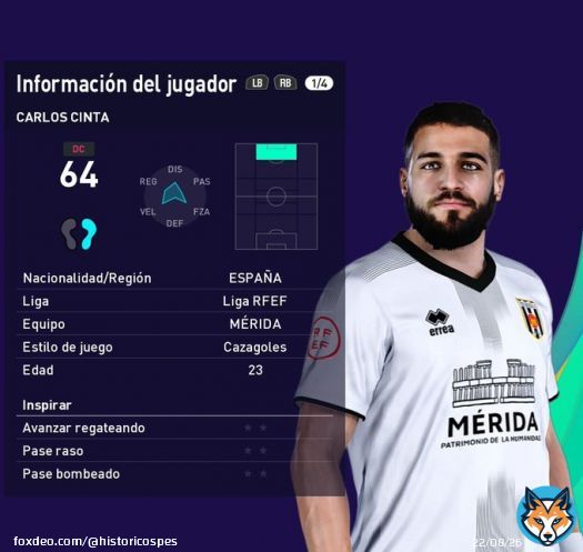 FACEPACK &OPTION FILE  HILO  Ya disponible Facepack de @HistoricosPes  temporada 22-23 V1 as&iacute; como OPTION FILE V2.1.  Toda la informaci&oacute;n y la descarga, aqu&iacute;:     #efootballPES2021 #SavesPES #PrimeraFederacion #SegundaFederacion #TerceraRFEF