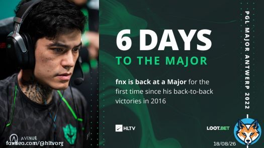 6 days left until the Phoenix rises at #PGLMajor