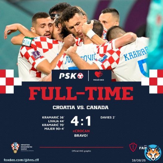 This feels good.  #Vatreni, congratulations!  #CROCAN #FIFAWorldCup   #Qatar2022 #Family #Croatia