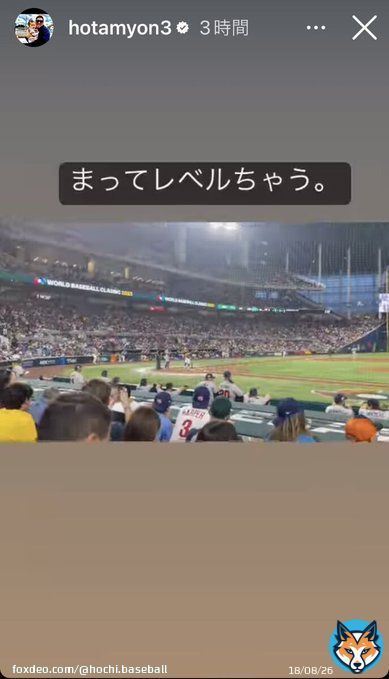 【 #侍ジャパン 】山川穂高、「まってレベルちゃう。」ベネズエラ―米国戦をスタジアム観戦  #西武ライオンズ #seibulions #baseball