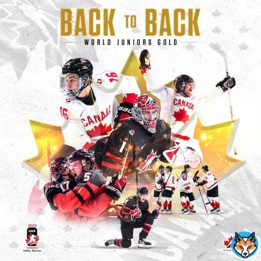 BACK-TO-BACK! 20X GOLDEN!    #WorldJuniors