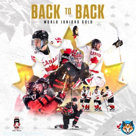 BACK-TO-BACK! 20X GOLDEN!    #WorldJuniors
