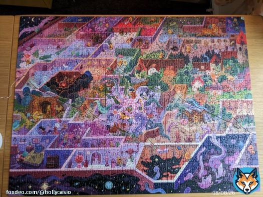 Finished my Xmas jigsaw, just gonna coast for the rest of the year now.