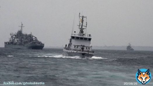 В Минобороны заявили, что ВСУ попытались атаковать корабль &laquo;Приазовье&raquo; Черноморского флота.  По нему были выпущены шесть катеров-беспилотников, которые были уничтожены, утверждают в Минобороны
