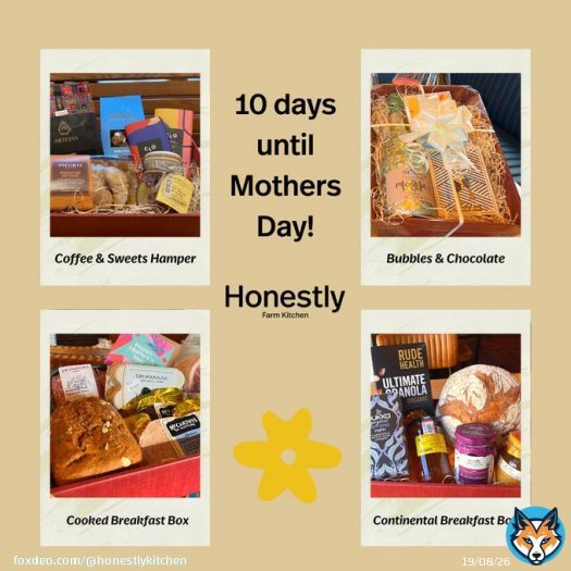 10 days to Mother's Day! Pop in to Honestly to pick up a gift, a hamper or a gift card for Mum     #MothersDay #mothersdaygifts #strandhill #sligo #carrickonshannon #leitrim #motherdayinspo #bestmumever #giftsformum #sustainablegifts #ecogifts #breakkfast