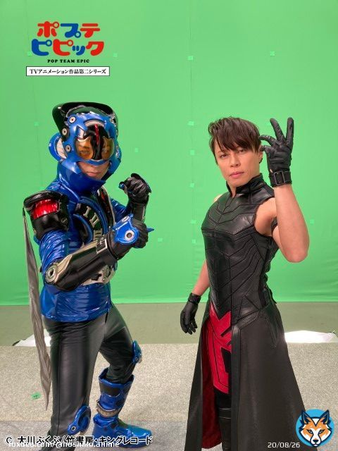 ／ #蒼井翔太 ＆ #西川貴教 撮影オフショット公開 ＼  最終話では熱いバトルを繰り広げました 見逃した方は配信サイトをチェック！  Amazon Prime Video   #ポプテピピック #PPTP