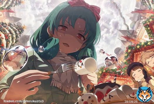 #ミリシタ #徳川まつり  凍結祭りで凍結したマシュマロを食す 徳川まつりさん（19）