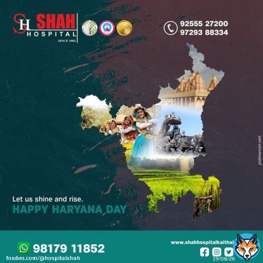 From the languages to the cultural and traditional values, let us celebrate and rejoice the occurrence of Haryana Day with pride. Happy Haryana Day!   #Haryana #HaryanaDay #happyharyanaday #haryanavi #haryanalove #haryanavi_love #kaithalnews #shahhospital #hospital #Kaithal