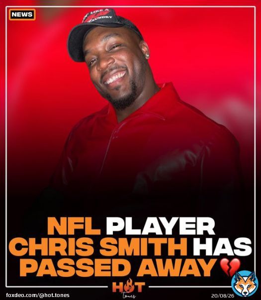 Former NFL Player Chris Smith d*es at 31.Smith, who was a former defensive lineman for the Cleveland Browns, spent eight years in the NFL and played for multiple teams including the Jacksonville Jaguars, the Cincinnati Bengals and the Las Vegas Raiders. Rest in peace