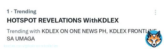Multiple tag on top spot. Keep fresh tweets to maintain on top!  HOTSPOT REVELATIONS WithKDLEX #PETAWalangAray