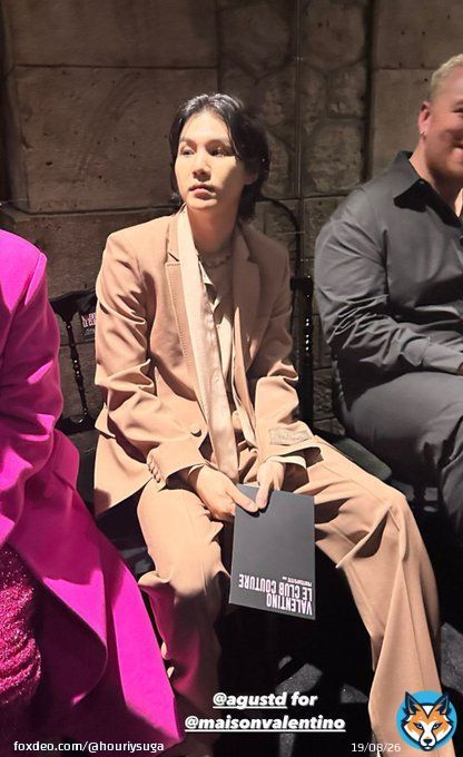he looks so gorgeous  #SUGAxValentinoCouture #SUGAValentinoDiVas  HAUTE COUTURE WITH SUGA
