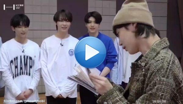 &TEAM gifted j-hope their debut album, and hobi kept flicking through the pages while they looked at him.  then the way hobi looked at them. he knew what he was doing