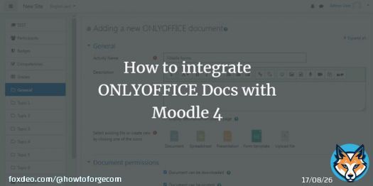 How to integrate #ONLYOFFICE Docs with #Moodle 4.  #Linux