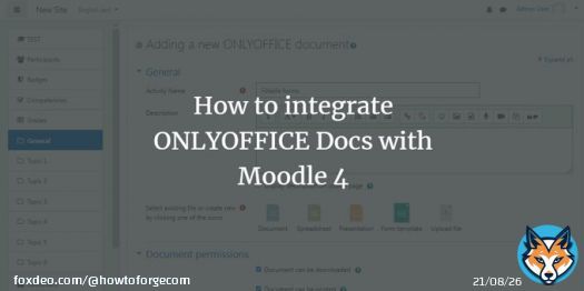 How to integrate #ONLYOFFICE Docs with #Moodle 4.  #Linux